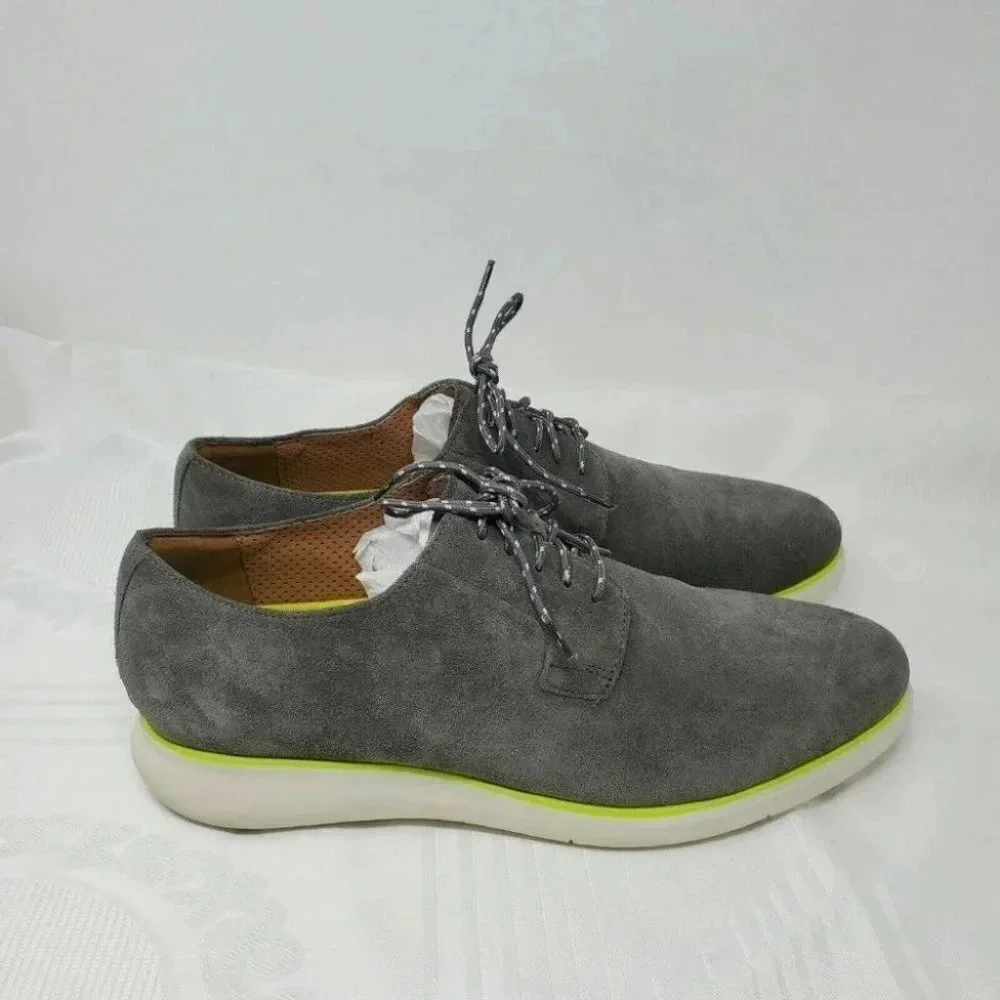 Florsheim Fuel Knit Plain Toe Oxford gray Shoe size 12